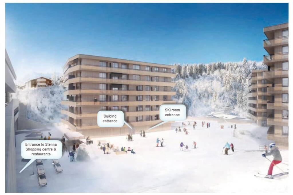 Beautiful Sunny New 1 Bed Apt Flims Exterior foto